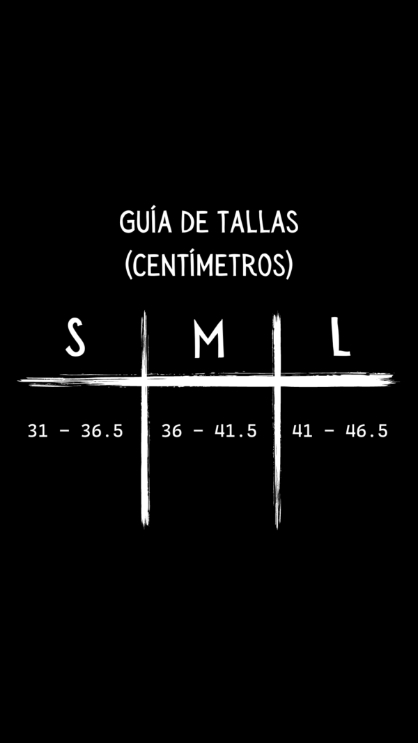 Tallas_Choker_Cosmovision Chócker Cosmovisión